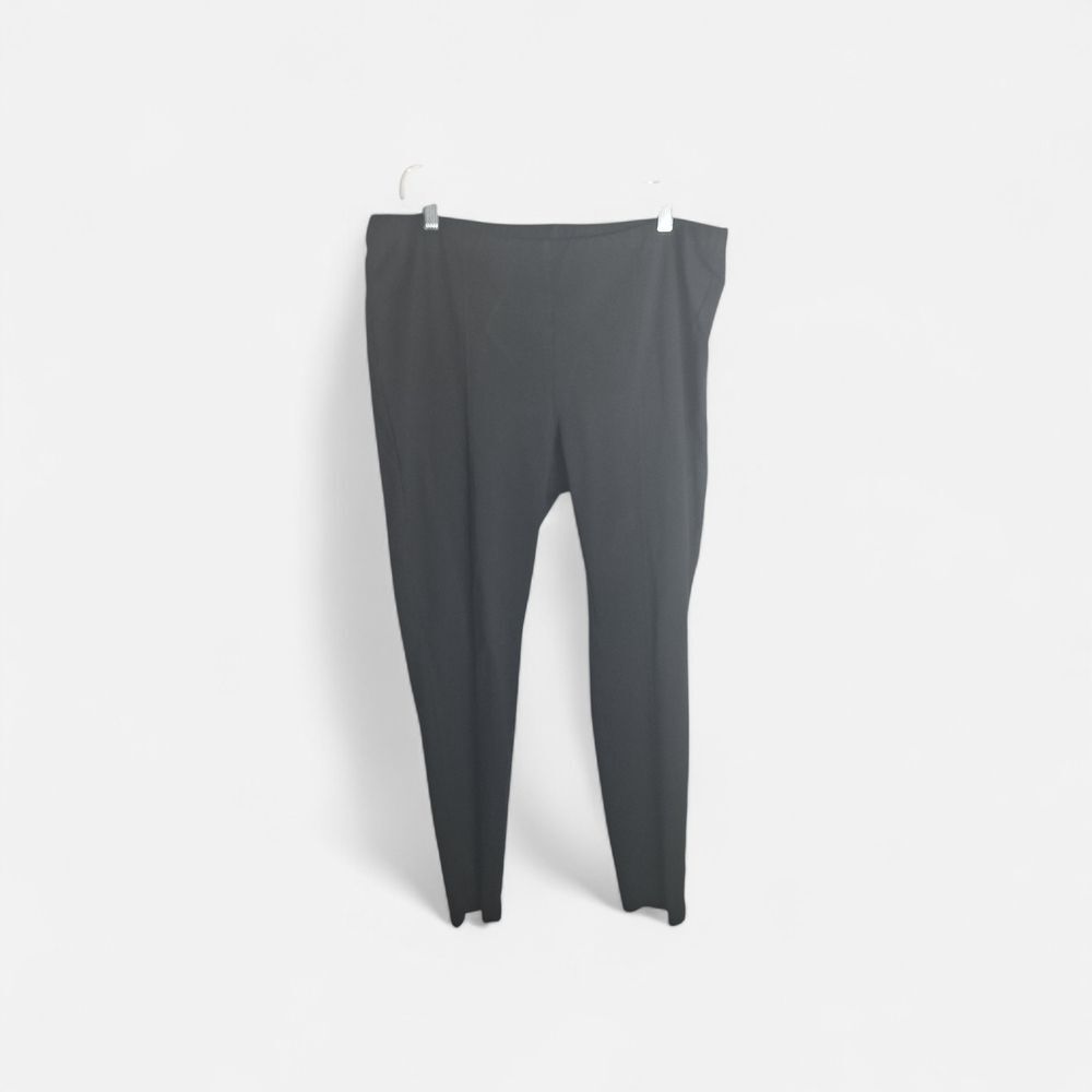 J Jill Ponte Black Leggings Pullon Seamed XL Womens
